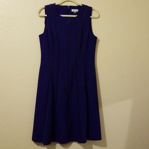 NWOT Calvin Klein purple with black leather